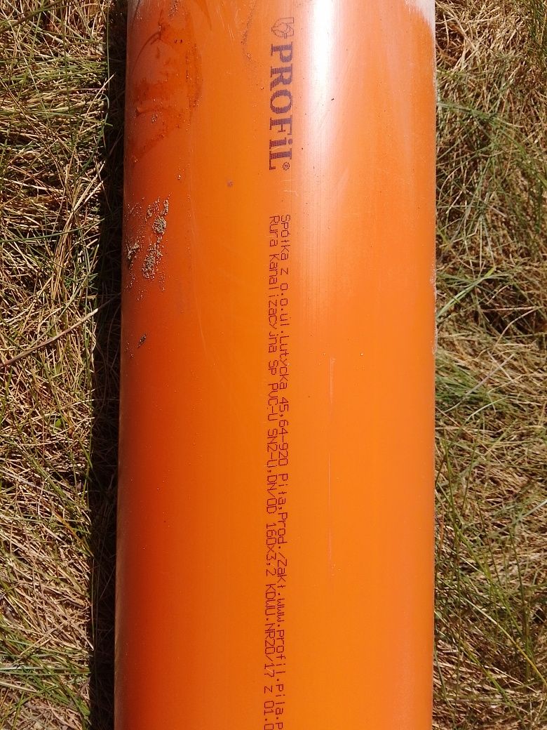 Rura kanalizacyjna PVC 160 x 1000 mm