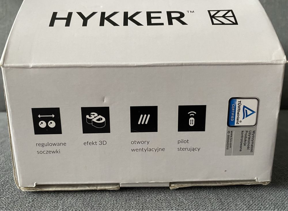 Okulary VR Hykker 3D + Pilot Bluetooth