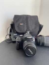 Canon EOS 500D Preto + Lentes