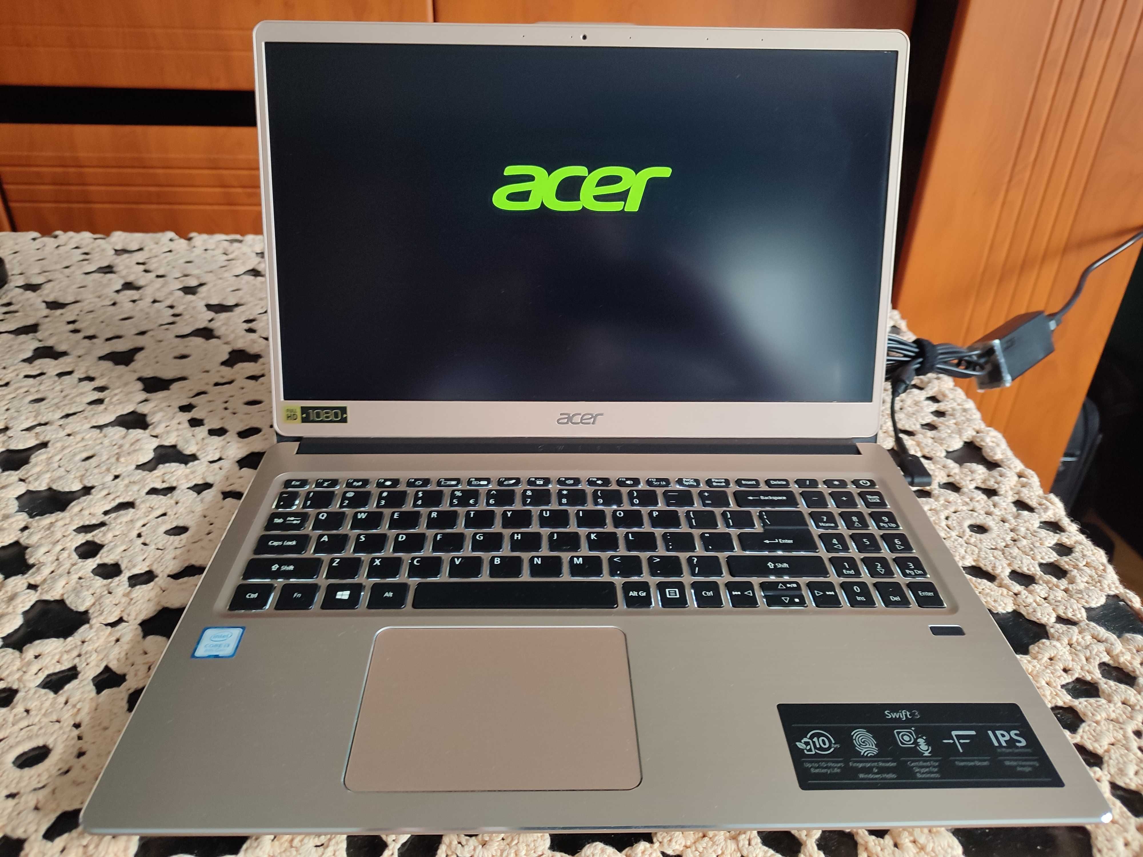 Laptop Acer Swift 3 15.6" IPS i3-8130U 4GB RAM 128GB SSD