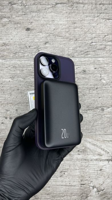 Магнитний павербанк Базеус Baseus magnetic 10000 mAh 20w швидка заряд