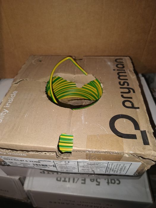 Kabel, przewód Lgy 6 mm² 100m