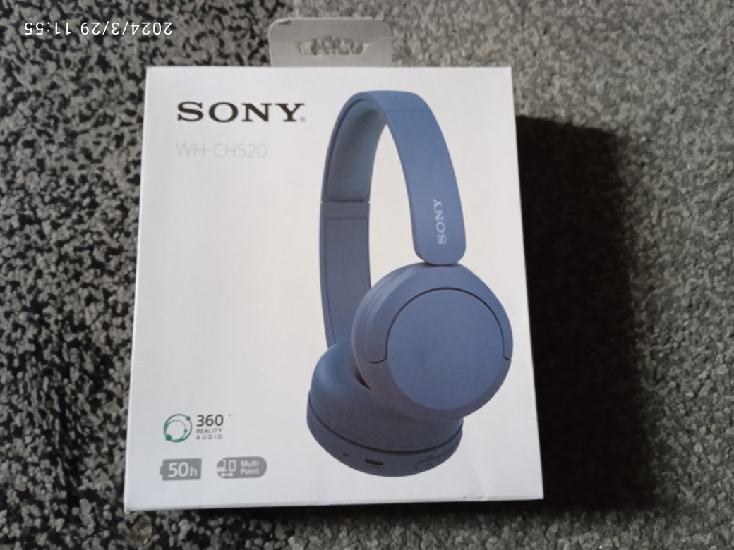Słuchawki Sony WH-CH520 Nowe!!!