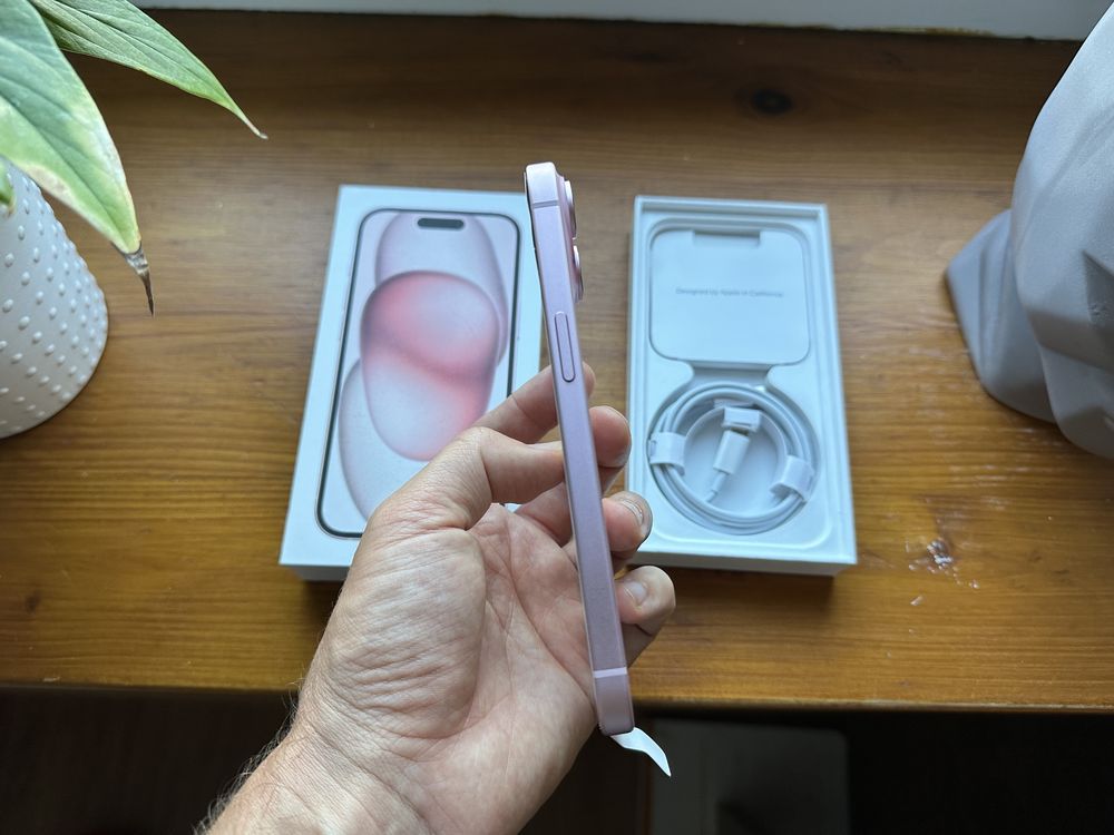  iPhone 15 128GB Pink I Bateria 91% I Stan idealny I Komplet