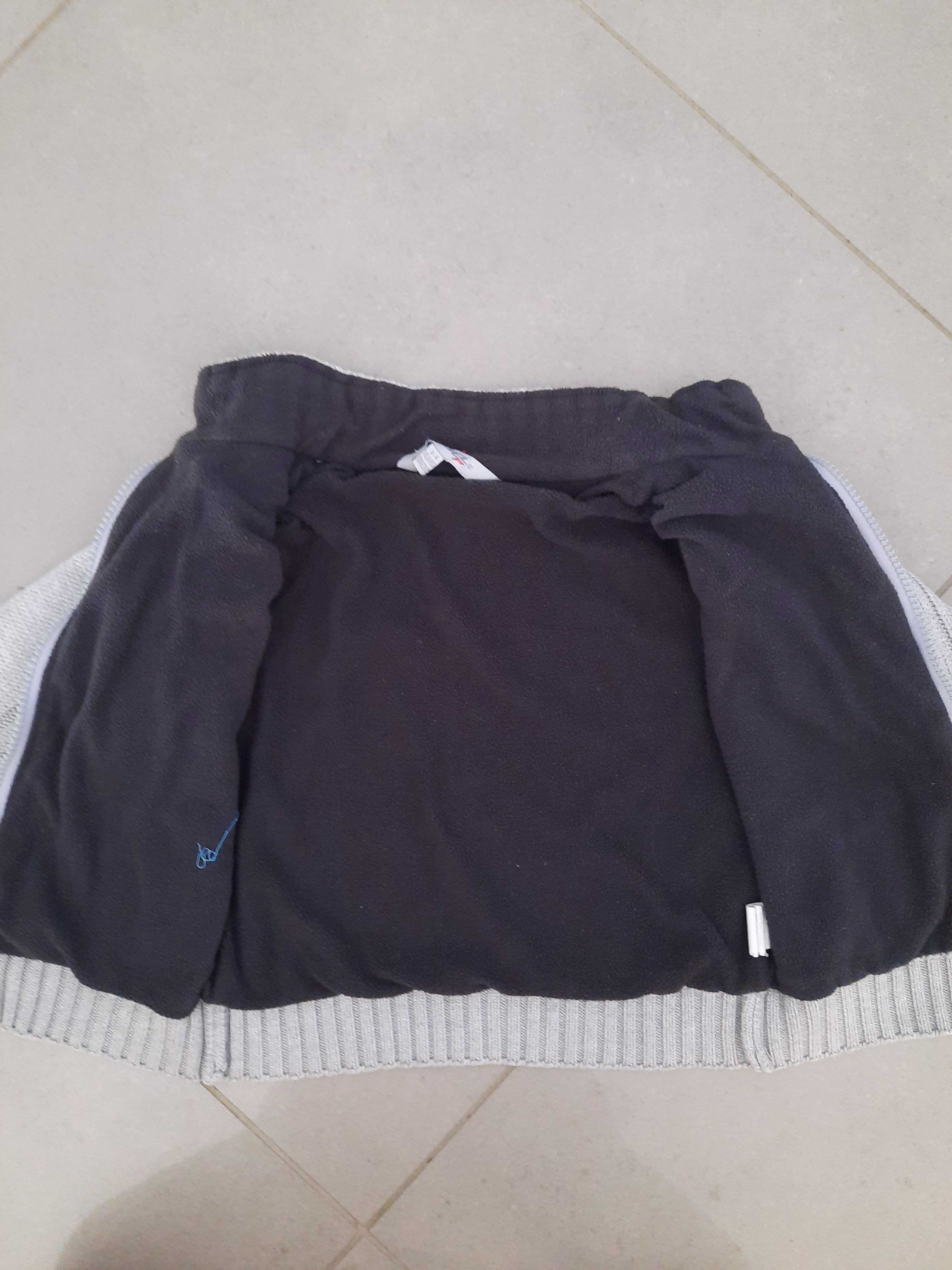 Sweter rozpinany ciepły 104 cm Rebel