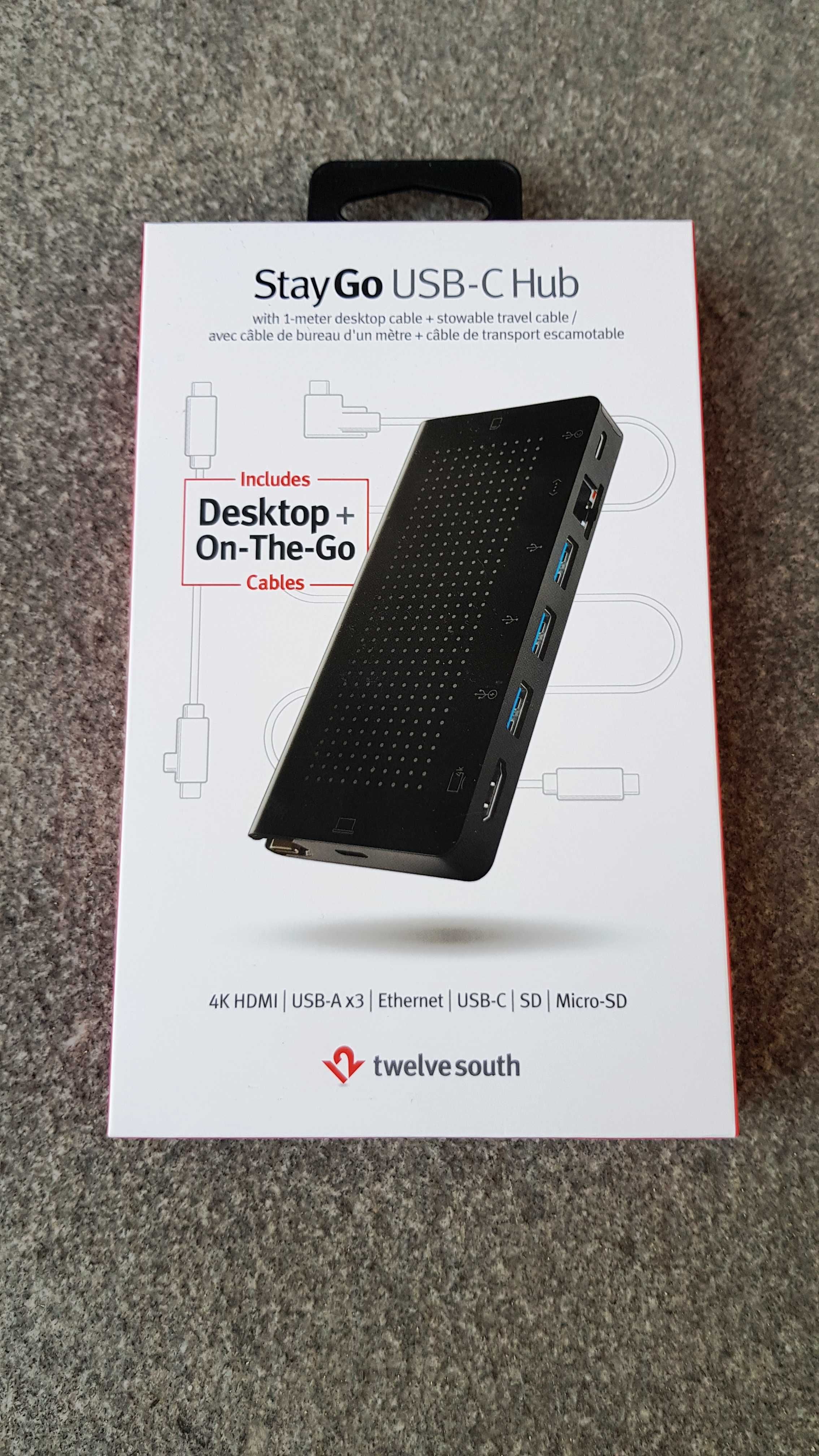 Twelve South Stay Go USB-C Hub, stacja dokująca, multiport