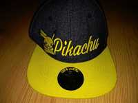 Czapka pokemon Pikachu snapback Bioworld oryginalna płaski daszek