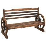 Banco De Jardim Madeira Rustico