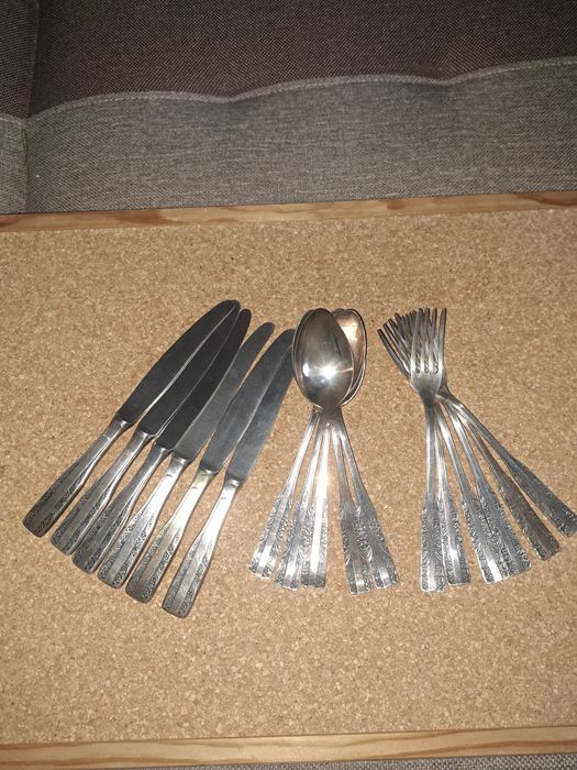 Sztućce posrebrzane