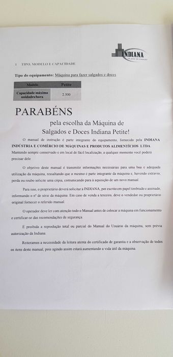 Maquina moldadora de salgadinhos