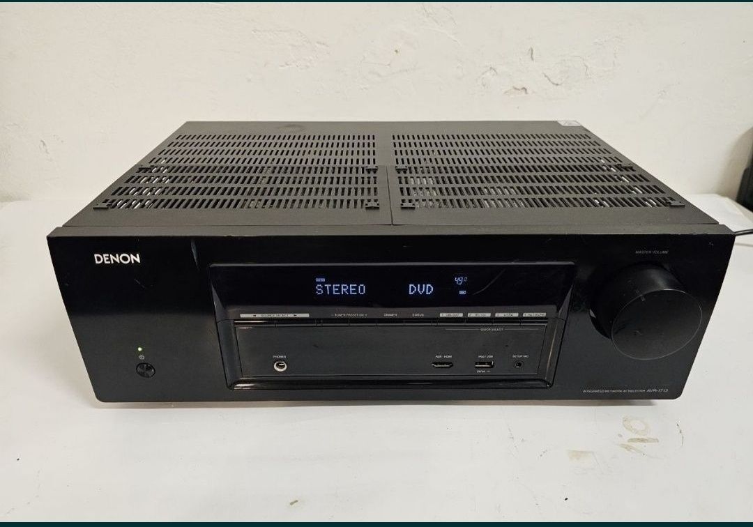 Amplituner Denon AVR-1713, 5 x 120 W, HDMI, Ethernet, LAN,  USB