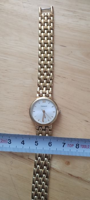 Zegarek pozłacany, Tissot damski