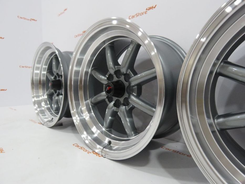 Jantes Japan Racing JR19 15x8 ET0 4x100/108 Gunmetal