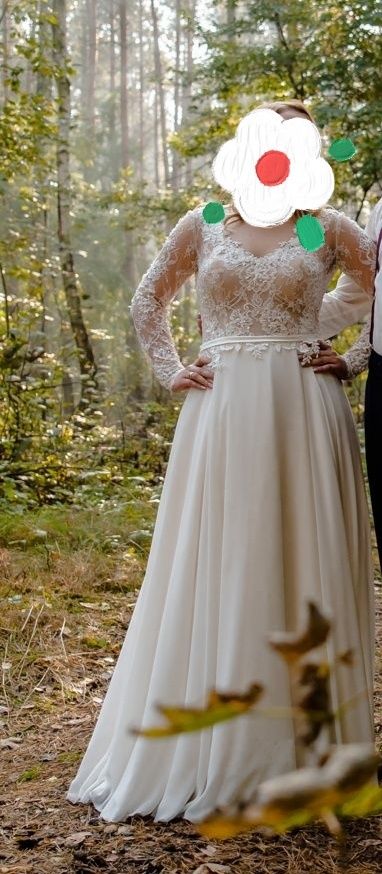 Suknia ślubna- rustykalna