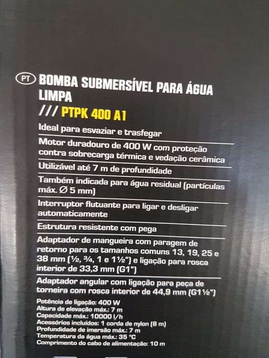 Bomba de água suja 250w
