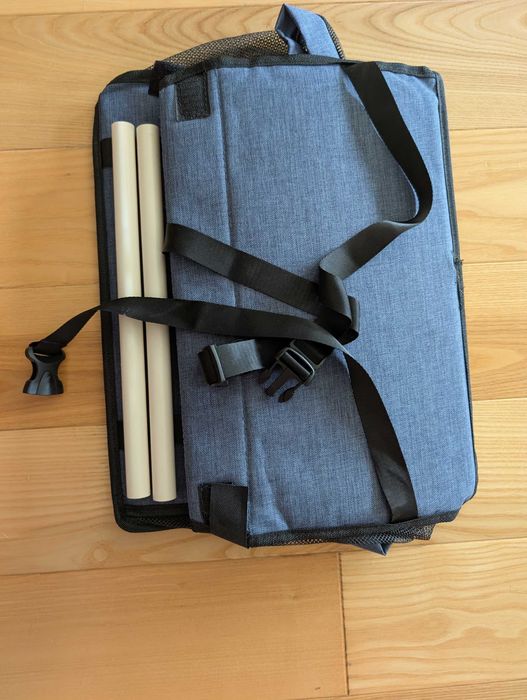 Transporter samochodowy dla kota małego psa składany na płasko40x30x25