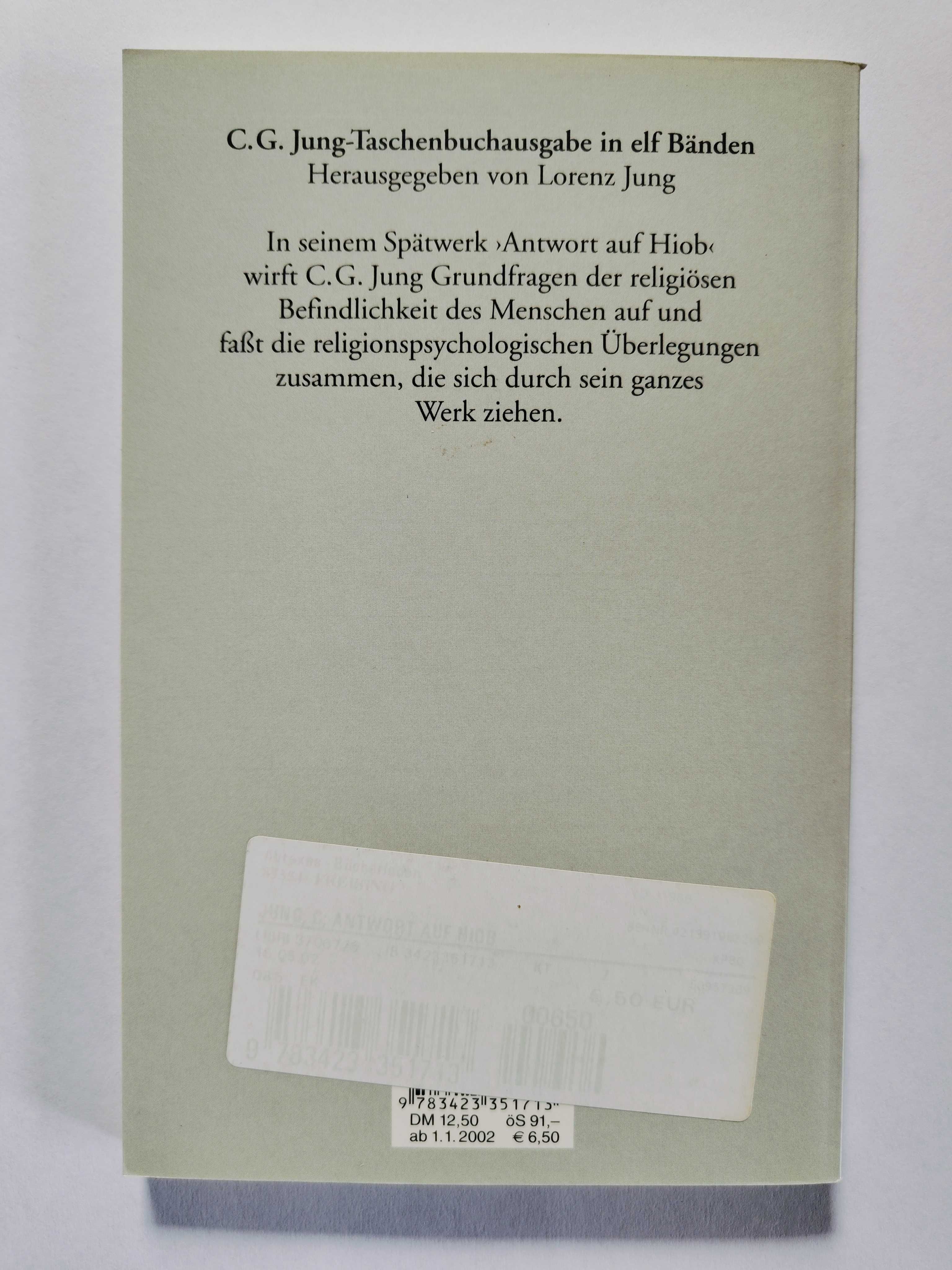 C.G. Jung - Antwort auf Hiob
