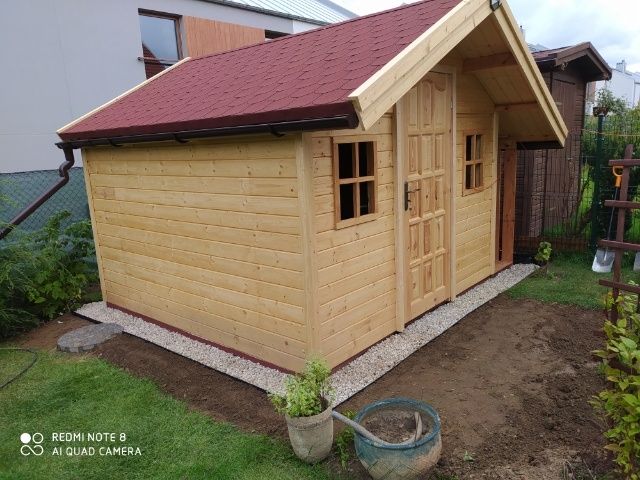 Domek drewniany narzędziowy 3m x 2,5m Domek gospodarczy