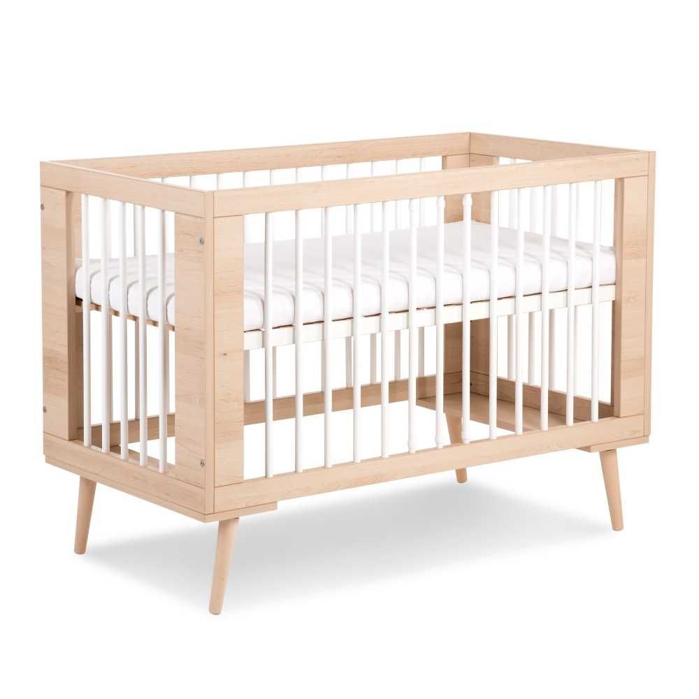 ODBIÓR OSOBISTY  Klupś łóżeczko Sofie biały/buk  120x60cm  *NOWE*