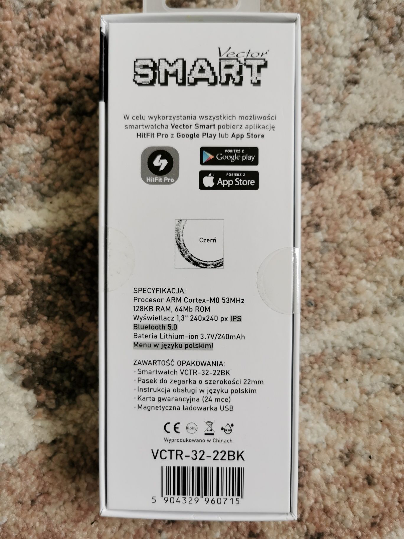 Smartwatch VECTOR SMART VCTR-32-22BK