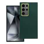 Futerał FRAME do SAMSUNG S24 Ultra zielony +szkło hartowane