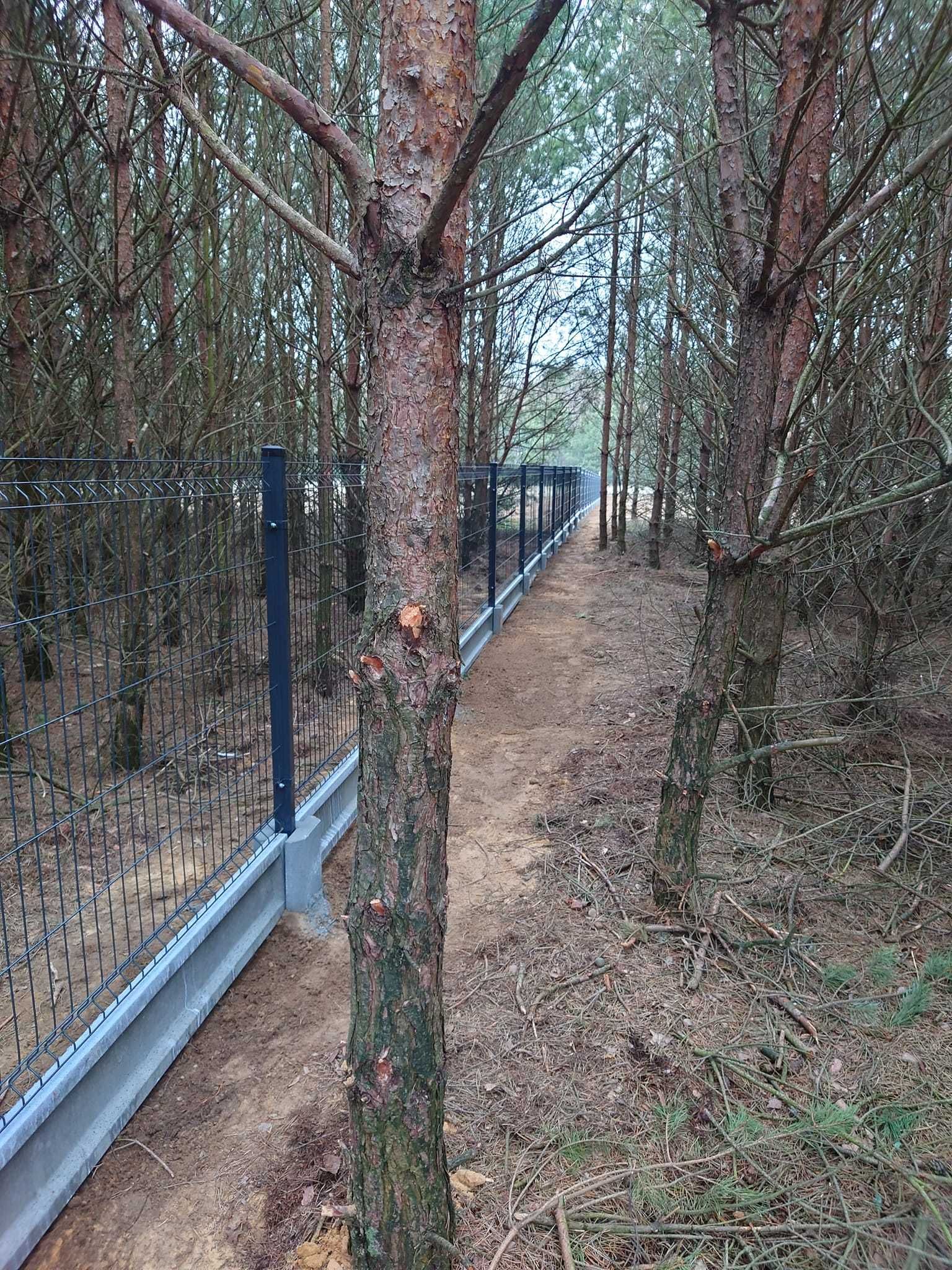 ogrodzenia ogrodzenie panelowe panele słupki brama furtka płot palety