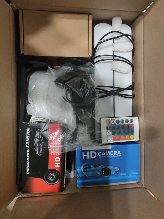 Elektrozłom pakiet: licznik rowerowy bezprzewodowy, kamerki, ledy