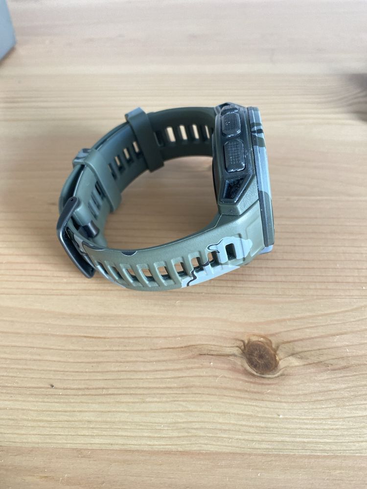 Zegarek sportowy Garmin Instinct Solar Edition Lichen Camo,