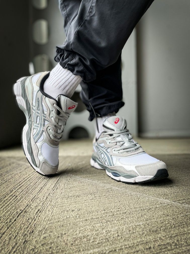 Кросівки чоловічі Asics Gel NYC Navy Steel та White Steel Grey
