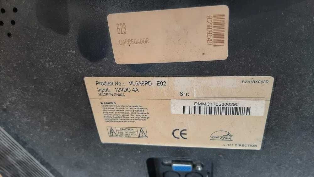 Monitor PC marca branca - avariado