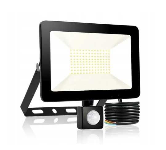 Lampa LED Halogenowa Naświetlacz 20W Duża Moc Czujnik Ruchu Reflektor