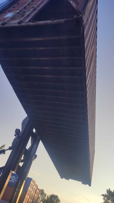 Kontener Morski Transport Rozładunek