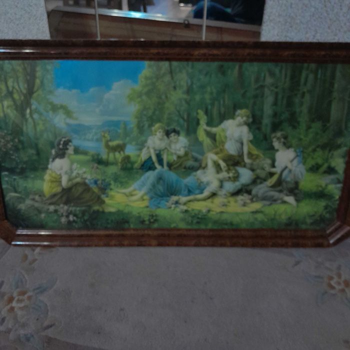 stary obraz  do babcinej sypialni