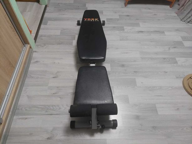 Ławeczka skośna YORK FITNES składana wielofunkcyjna