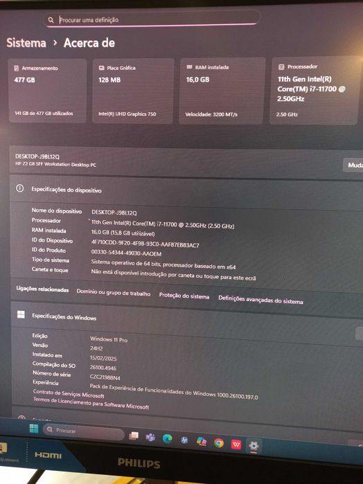 HP Z2 COMPUTER WITH i7 AND MONITOR64354219550081121