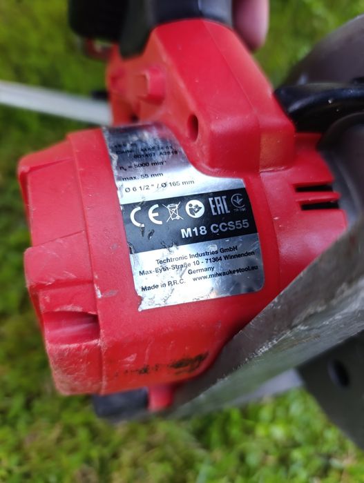 Продам пилу Milwaukee m18 ccs55