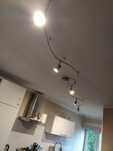 Żyrandol salon kuchnia