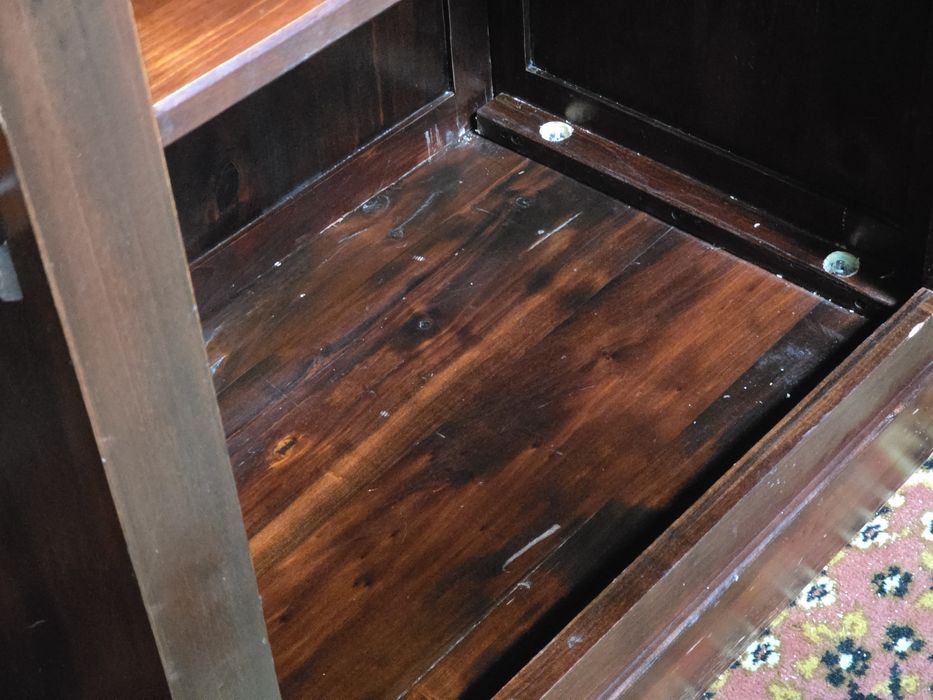 Biuro : biblioteka z drabiną I biurko #1737 Stylowy Węgrów