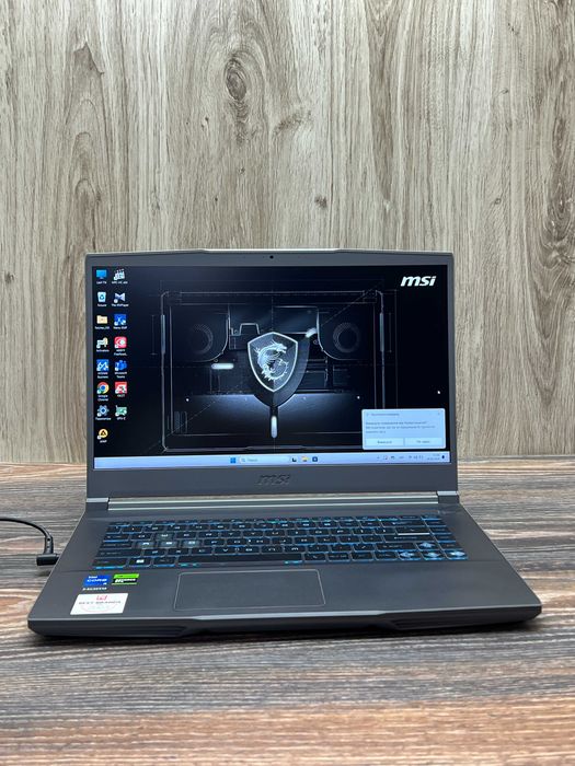 Новий MSI Thin 15 B13- 15` FHD144hz|i5-13420H| 16GB|512GB|4050 6Gb