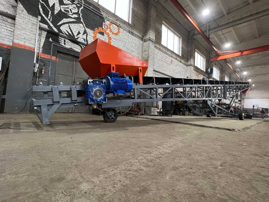 Ленточный конвейер, транспортер, для розгрузки, погрузки, суден, барж