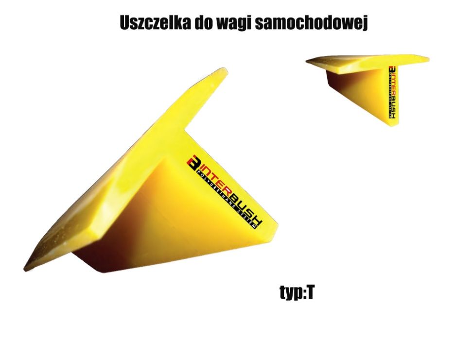 Uszczelka do wagi samochodowej poliuretan typ T 3metry wzmocniona.