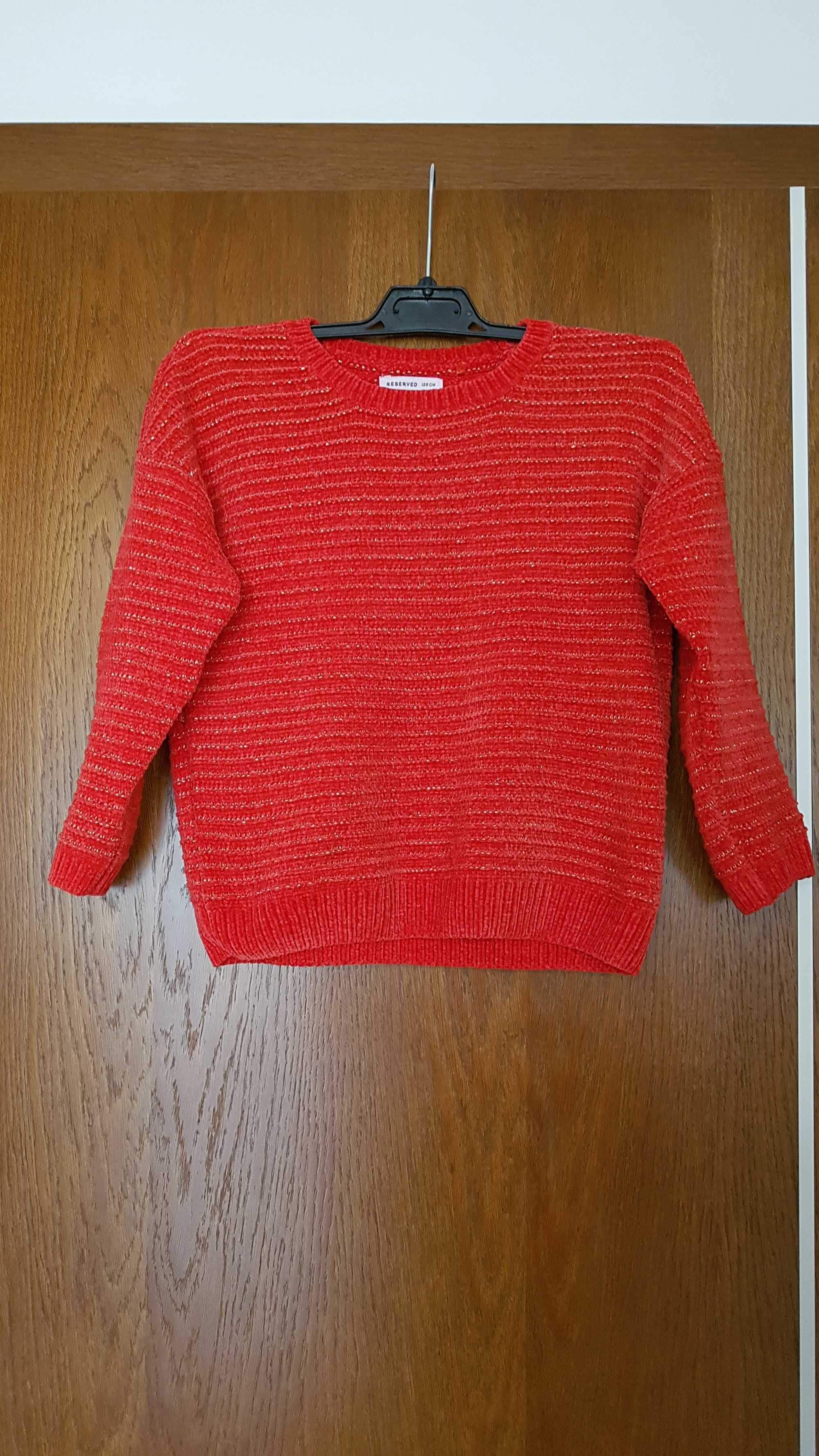 Sweter dziewczęcy 128