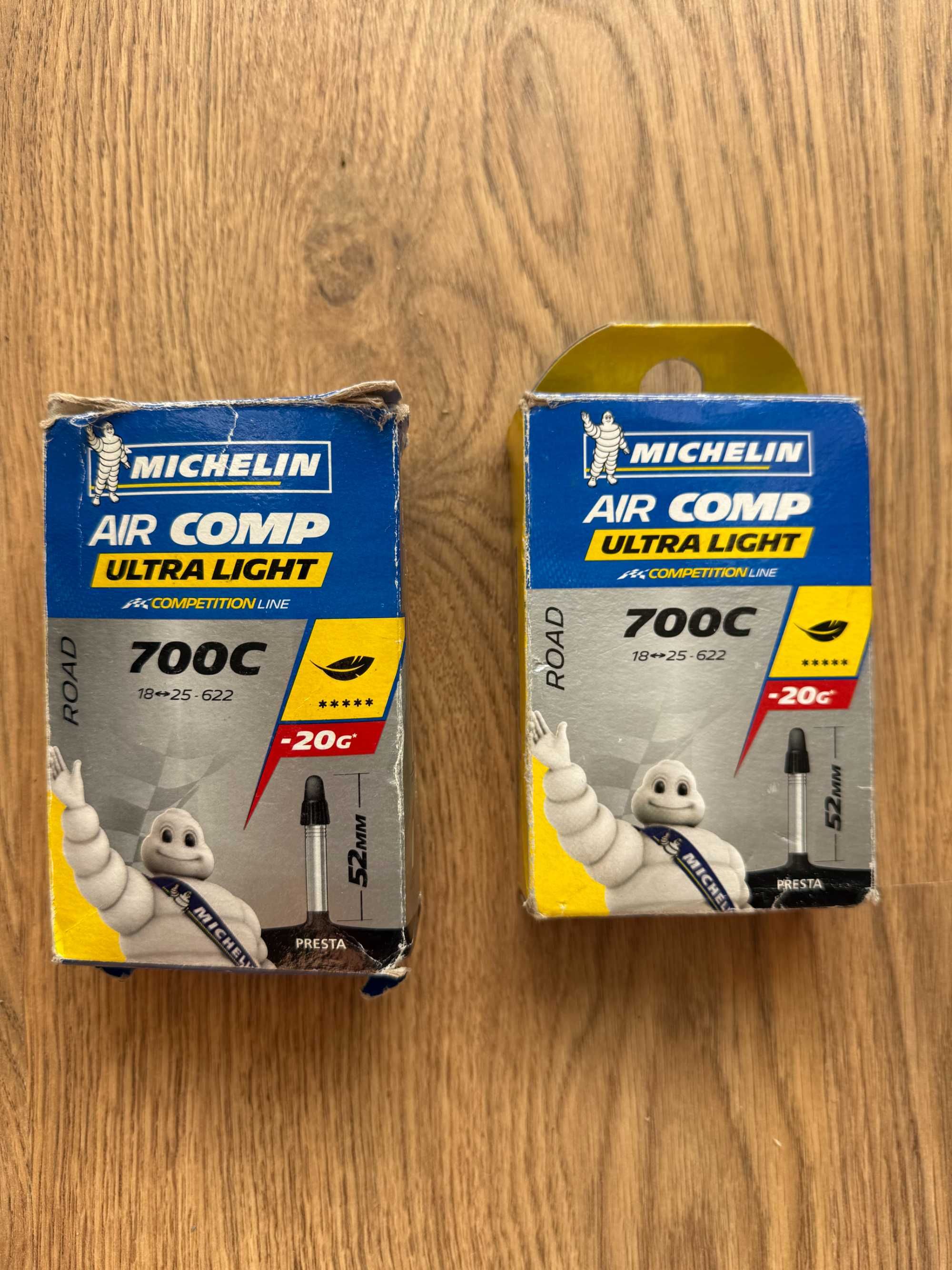 Dętka Michelin Air Comp Ultra Light 700x18-25. 2szt.