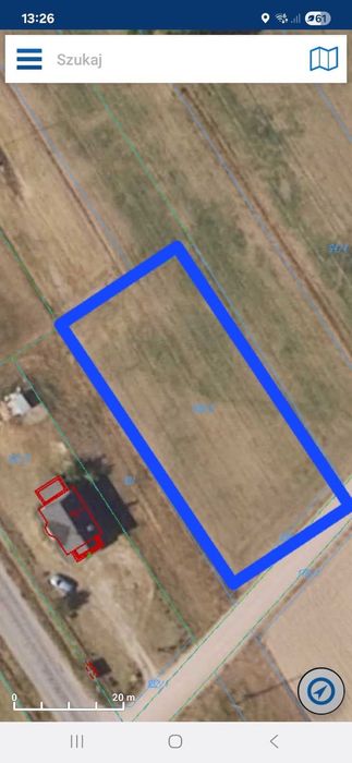 Działka z WZ 1240m2 Pogorzałki, gm Dobrzyniewo