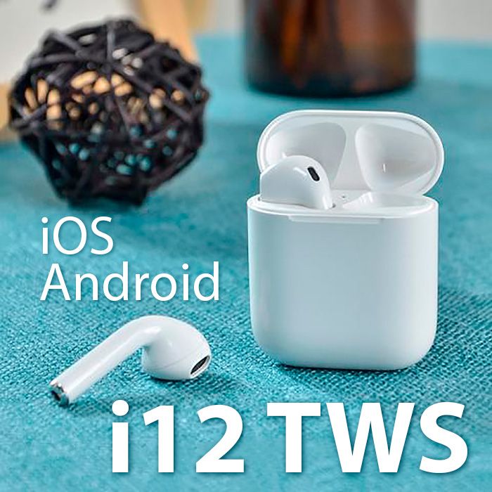 i12 słuchawki bezprzewodowe bluetooth 5.0 nowe TWS