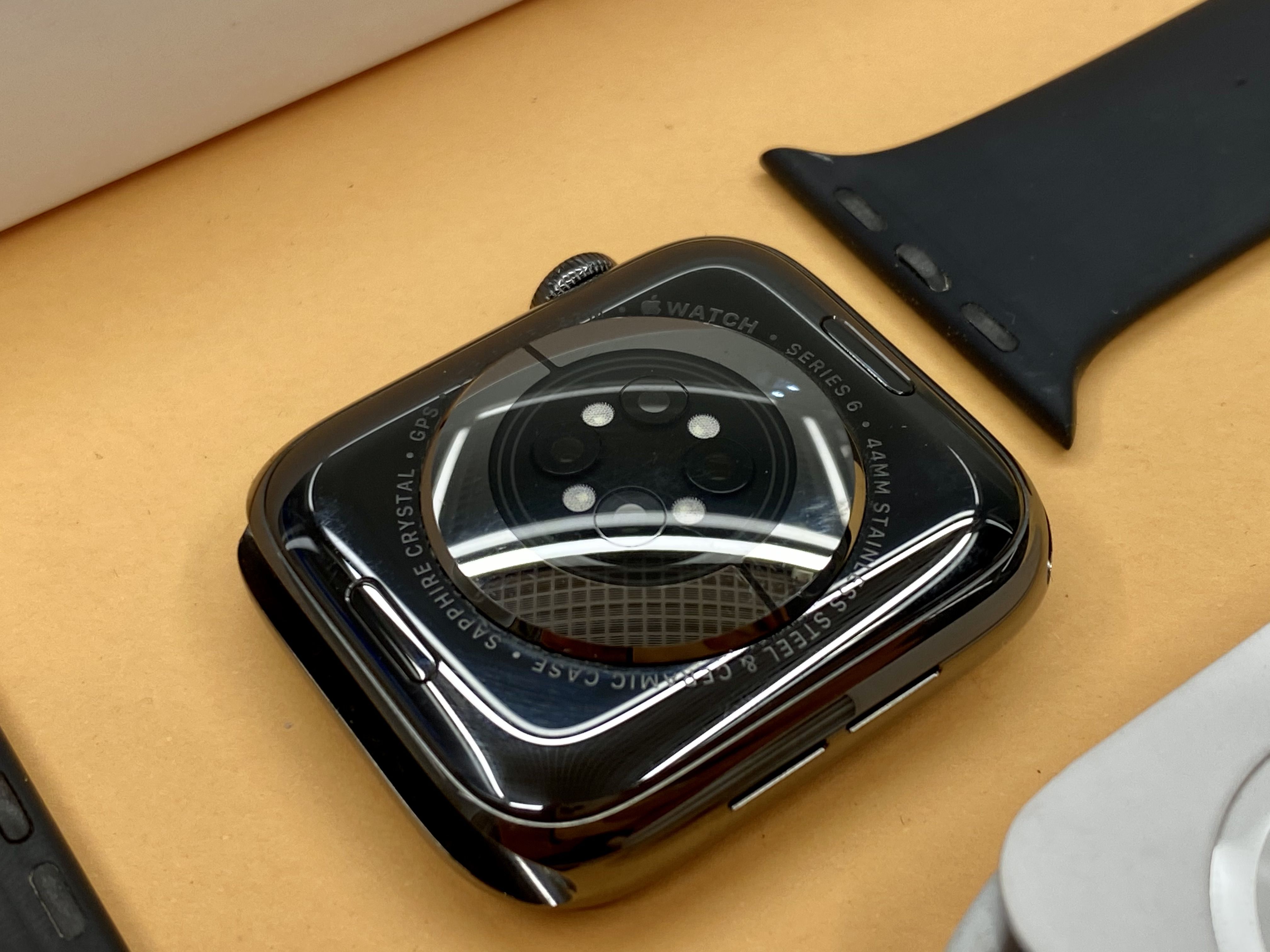 Apple Watch 6 44mm LTE Stainless Gray GWARANCJA