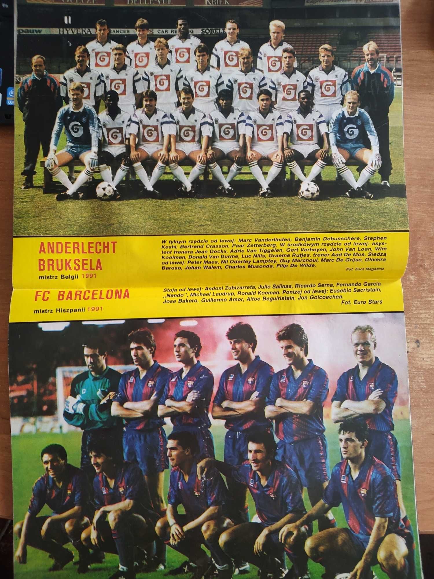 Magazyn "Piłka Nożna" - rocznik 1991 (miesięcznik)