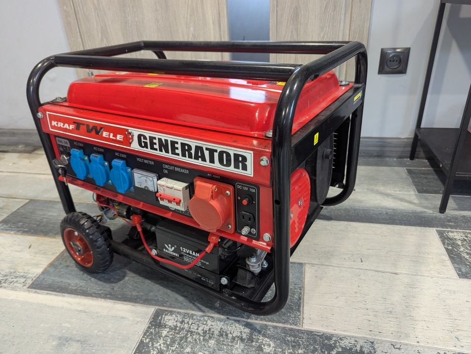 Generator kraftwele KW6500+ praktycznie nowy
