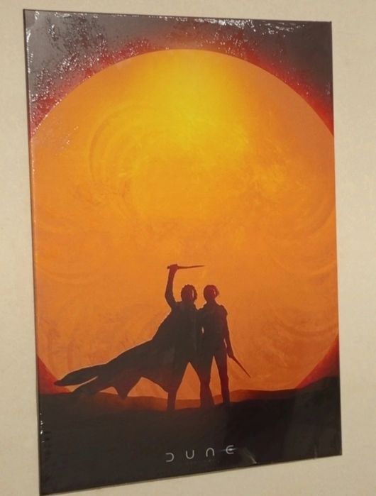 Plakat metalowy Displate Textra M Dune