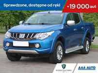 Mitsubishi L200 2.4 DI-D Invite , Salon Polska, Serwis ASO, 181 KM, Automat, Skóra,